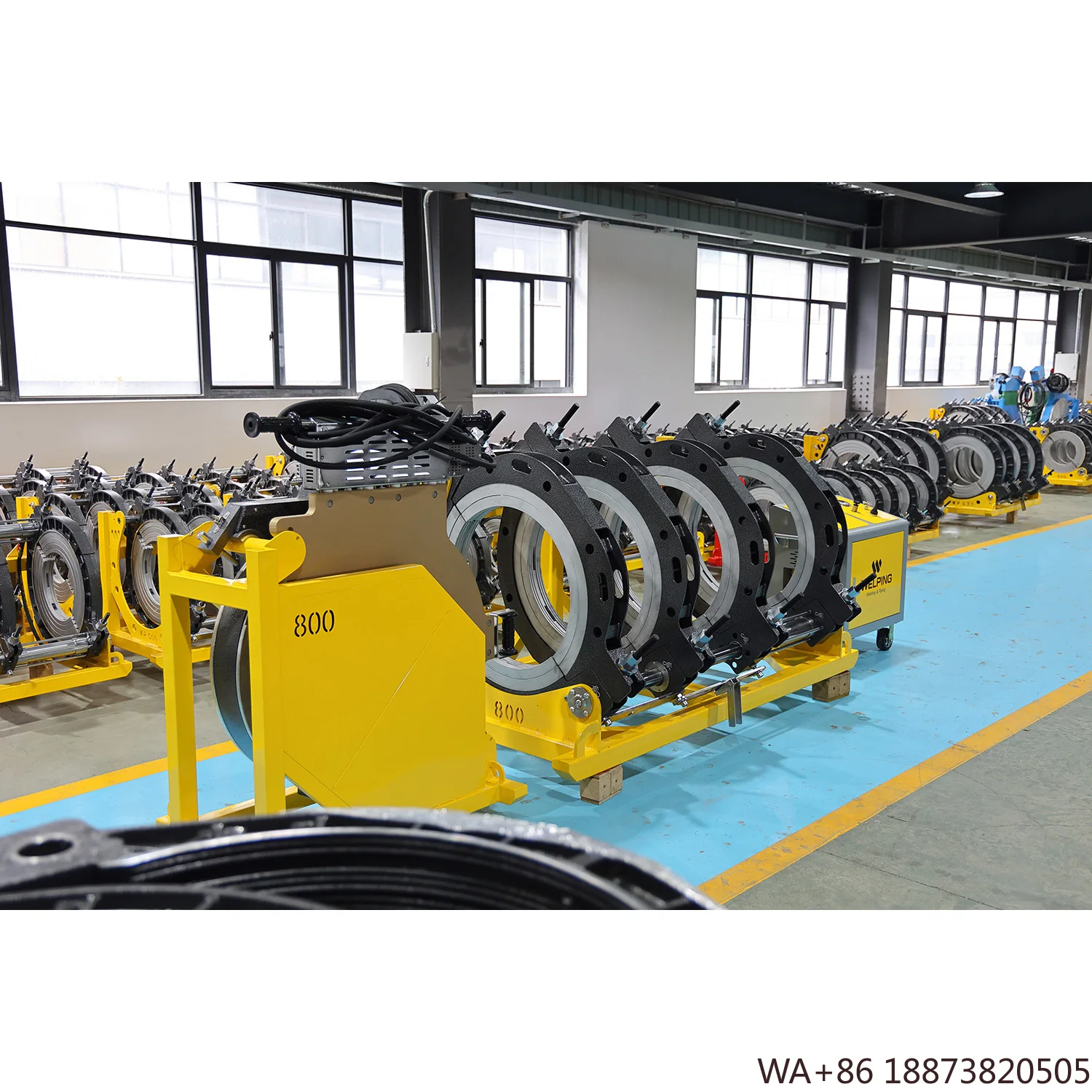 لحام WP800A DN800 آلات لحام أنابيب البولي ايثيلين HDPE بعقب الانصهار لحام للبيع #6