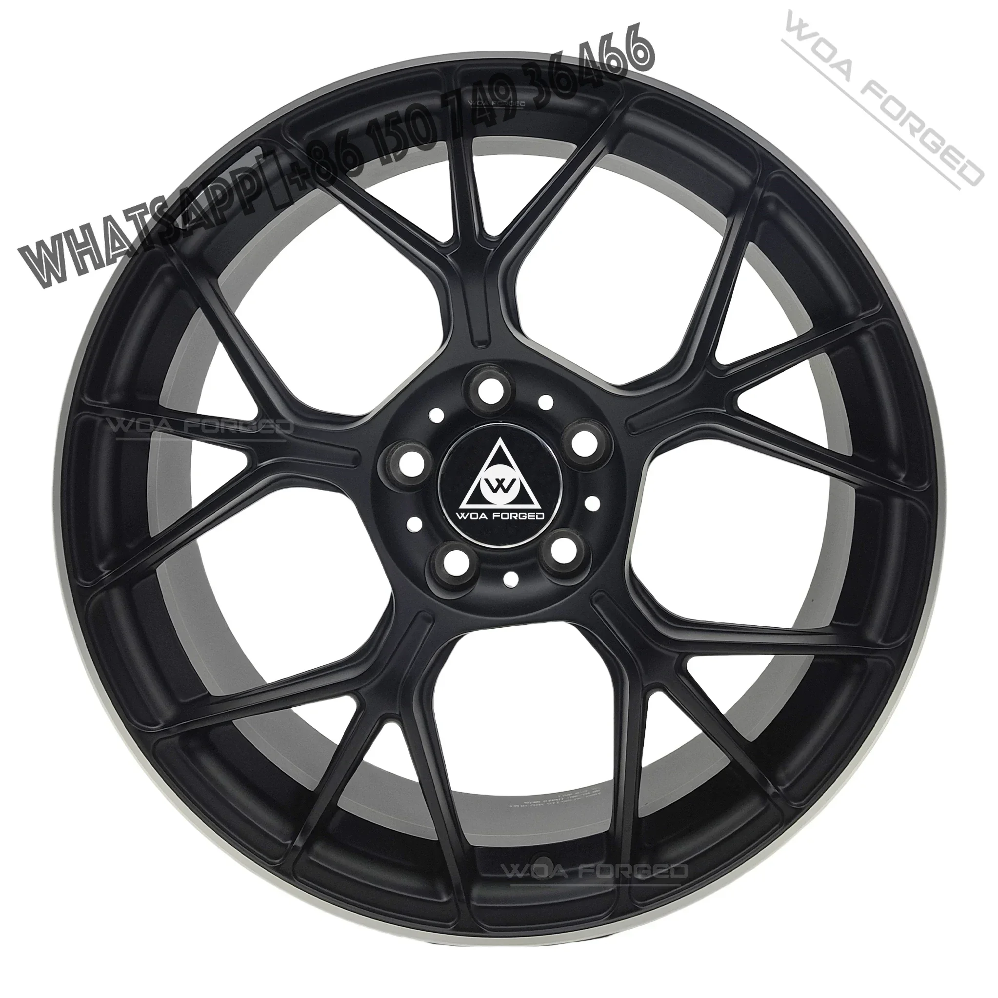 Forged matte back with multi spokes alloy wheel Hub 18 19 20 Inch Staggered 5x112 for Passenger Car Wheels,for Mercedes Benz C E
