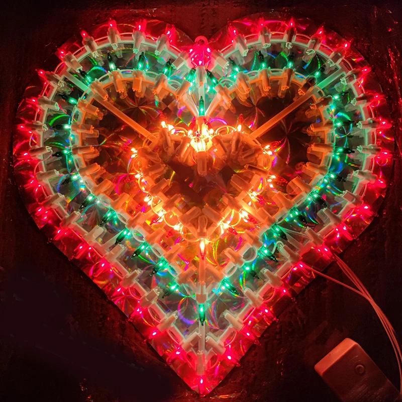 

LED Lantern Peacock Light Love Light Five-pointed Star Sun Light String Room Christmas Wedding Party Plug-in Decorative Lights