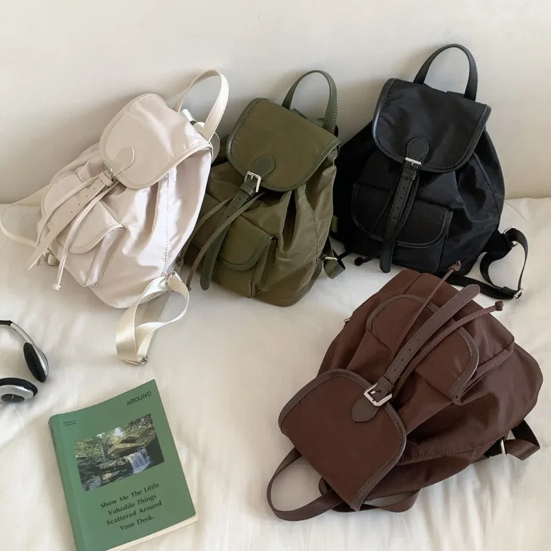 

New Women's Backpack Fashion High Quality Nylon Travel Backpack Casual Lightweight Multi Functional Women's Storage Backpack