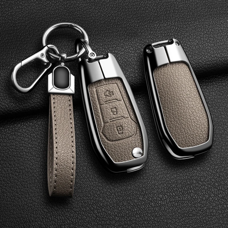 

Suitable for Ford Figo 2017 Mondeo 5 Ecosport Fiesta Mk8 Everest Ranger Fusion Kuga Escort F150 car remote key protection case