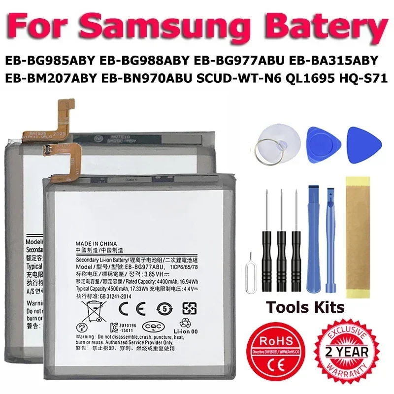 XDOU 2024 Battery For Samsung Galaxy Note 10 NoteX S10 A01 A10S M11 5G S20 S20+ Ultra A31 2020 Edition M30s SM-M3070 SM-A2070