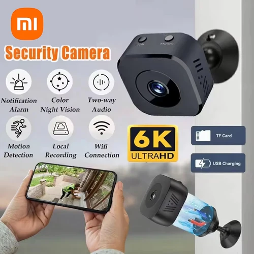 Xiaomi-Mini cámara HD inalámbrica Wifi, Monitor de seguridad, protección remota, versión nocturna, videocámara inteligente para el hogar