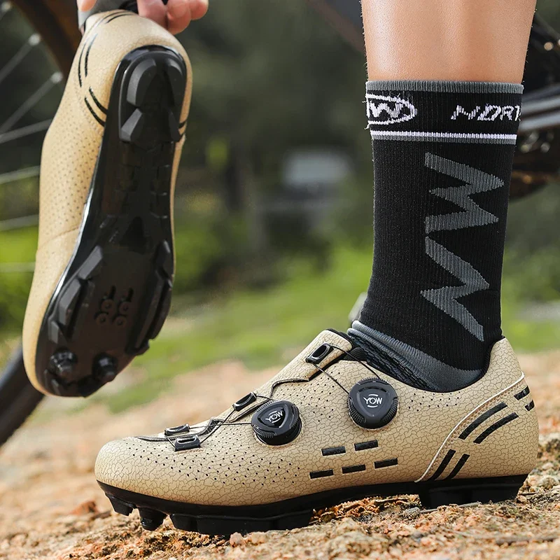 

New Men Cycling Bike Unisex Racing Sneakers Bicycle Speed Cleats MTB Road Fashion Biking Sport Professional Rubber Flat Dirt