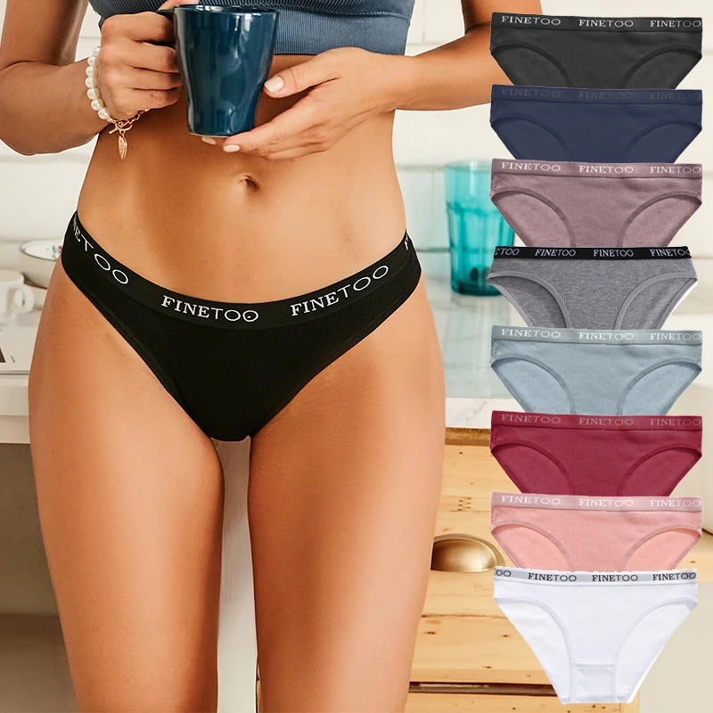 3Pcs/Set Women Sexy Cotton Briefs Solid Color Low Waist Panties High Elasticity Underwear Female Breathable Intimates Lingerie