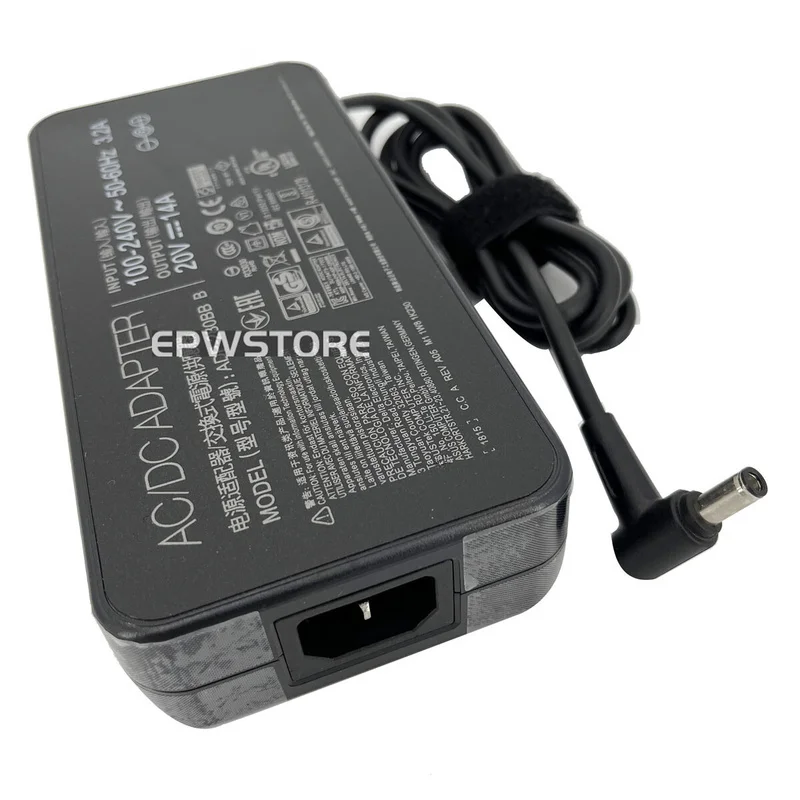 

VH+20V 14A 280W AC Adapter Charger For ASUS ROG Strix G16 G614PR-RV016W Power Cord