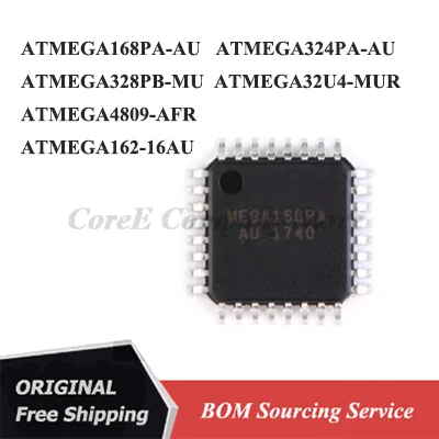 ATMEGA168PA-AU ATMEGA324PA-AU ATMEGA32U4-MUR ATMEGA4809-AFR ATMEGA162-16AU ATMEGA328PB-MU
