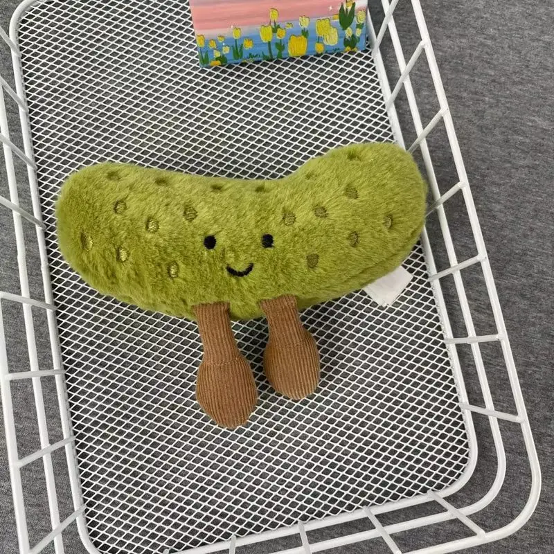 15/26 Cm Groene Zure Ingelegde Komkommer Knuffel Pop Zachte Gevulde Planten Grappige Knuffels Voor Meisjes Kinderen verjaardagscadeautjes Home Decor