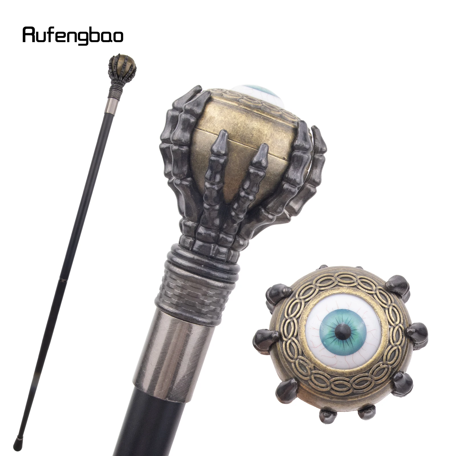 Bloodshot Eyes Eyeball Steampunk Walking Cane Fashion Decorative Walking Stick Gentleman Crosier Knob Walking Stick 94cm