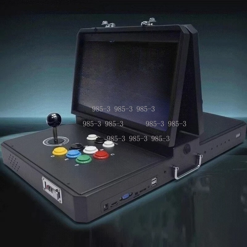 Double Screen Joystick All-in-one Machine Portable Folding Home Arcade Game Device
