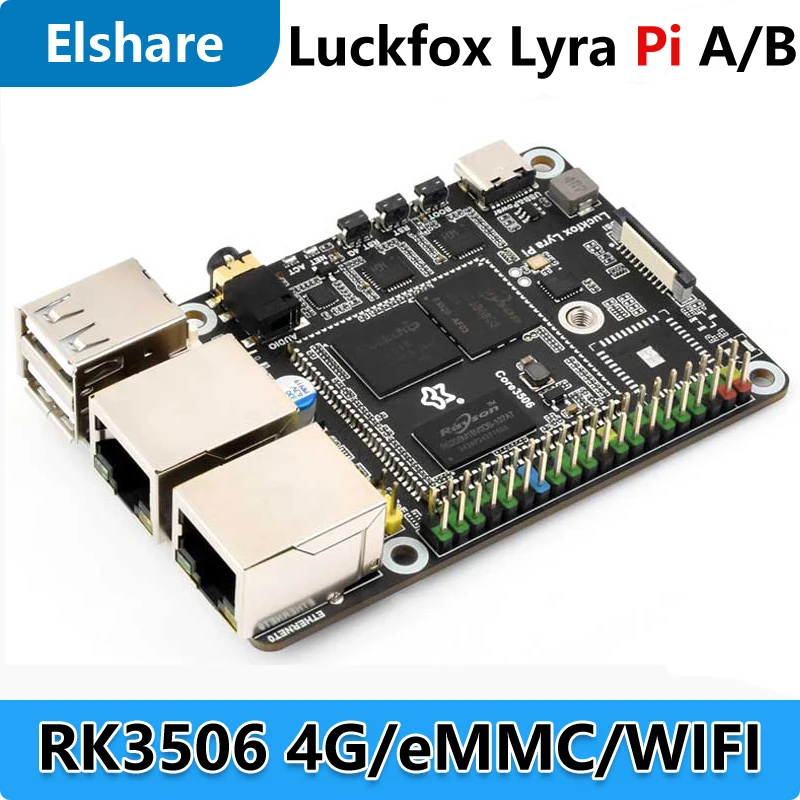 

Luckfox Lyra Pi A/B RK3506 Rockchip Linux Board For MIPI/DSI Display eMMC/WIFI6/4G
