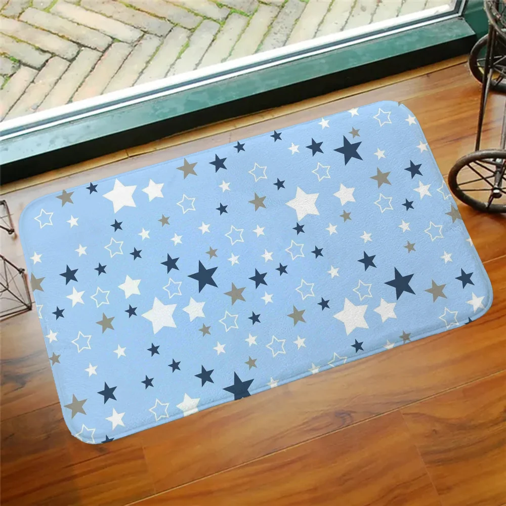 

Star Pattern Carpet for Kitchen Mat Floor Mat Room Bedroom Mats Doormat Outdoor Rug Decoration Home Decor Items Custom Carpets