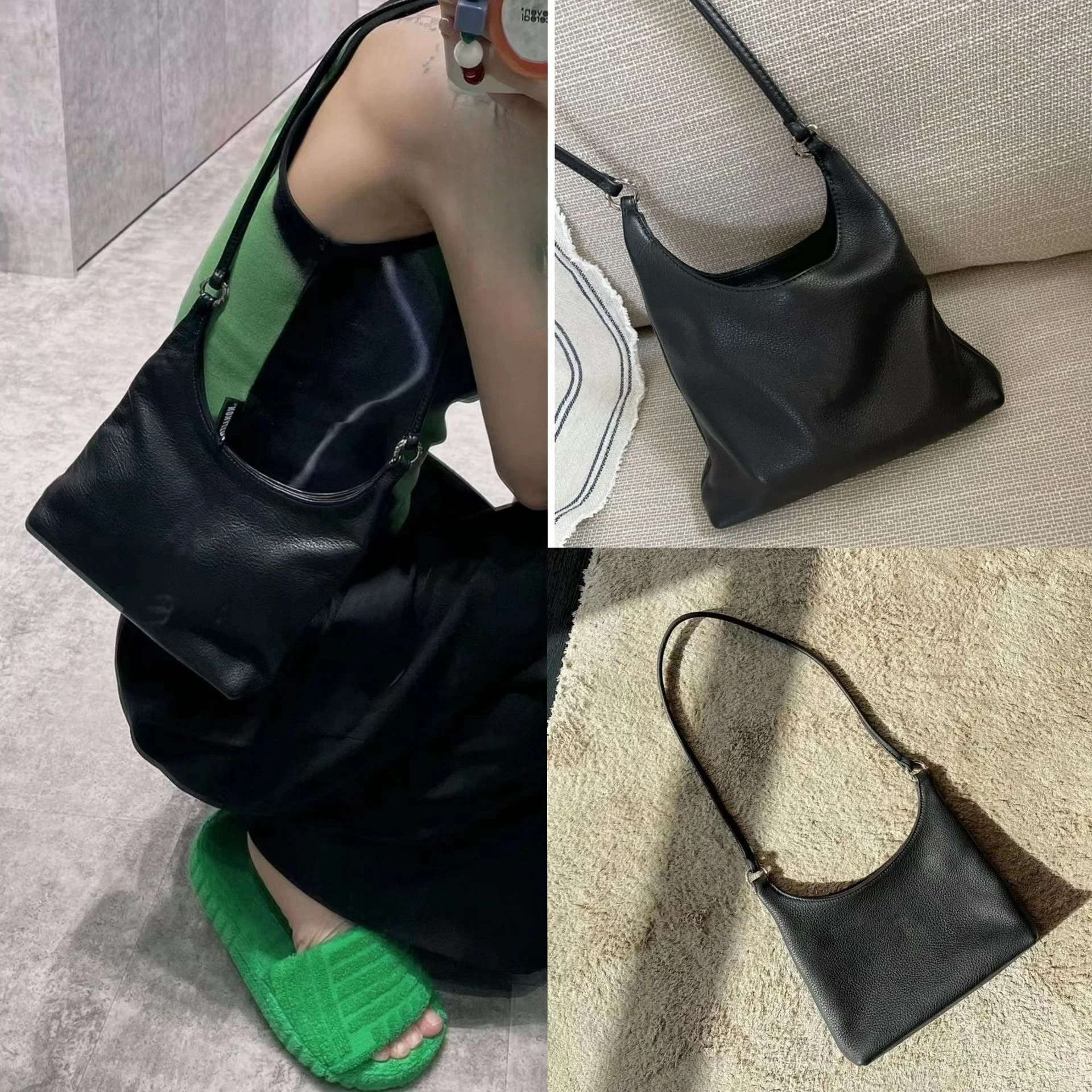 

Women's 2024 New Underarm Bag Leather Fashion Spring and Summer Senior Sense of Hundred Shoulder Handbag Crossbody Bags