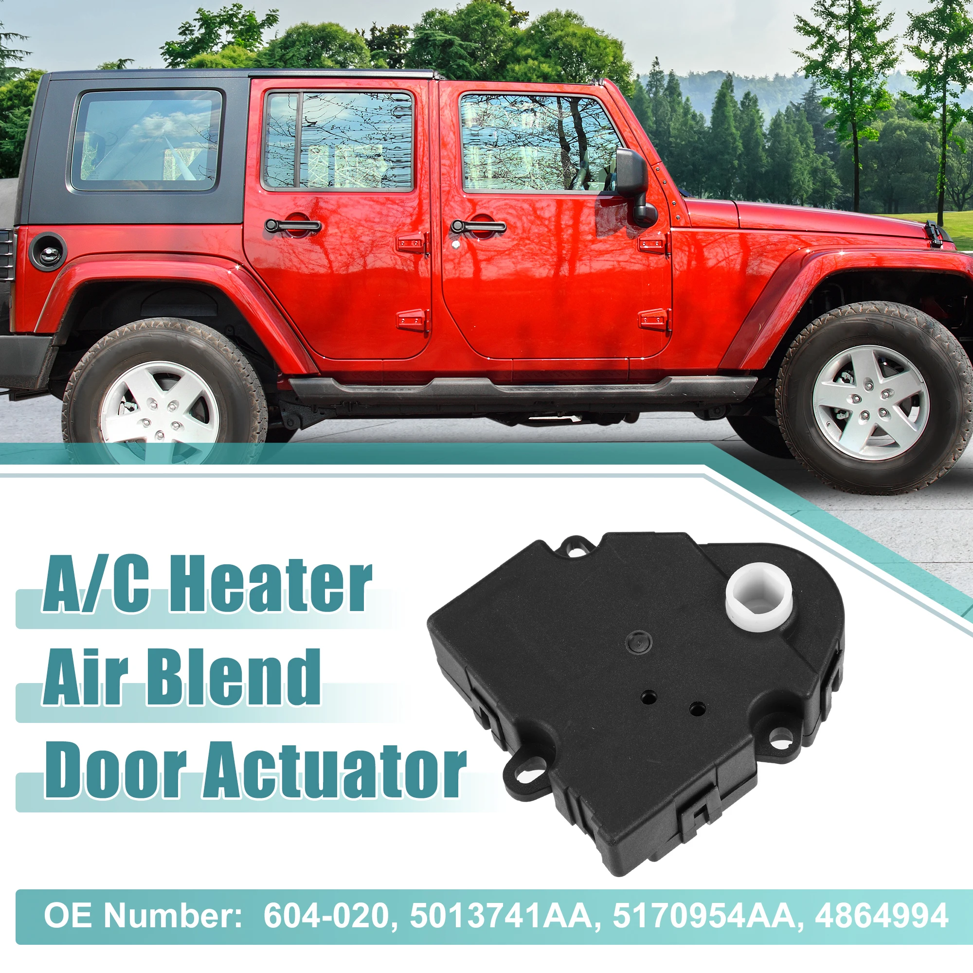 

UXCELL 604-020 Привод двери воздушной смеси нагревателя кондиционера для Jeep Cherokee 1998-2001 гг.