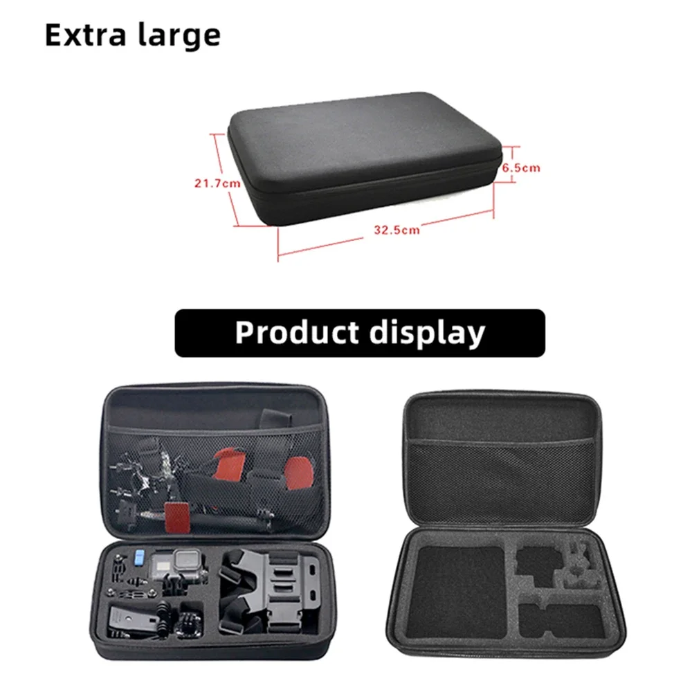 Carrying Case Storage Bag Safe and Portable Waterproof Shockproof for GoPro Hero 12 11 10 9 AKASO DJI Action 3 GoPro Accessories