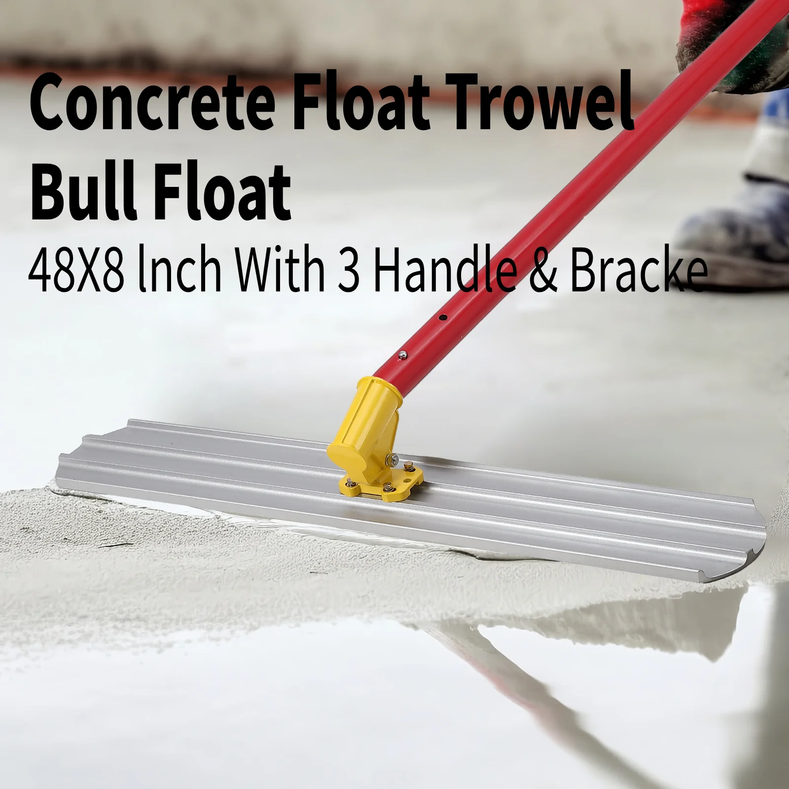 Professional Bull Float Concrete Finishing Tool – 48
