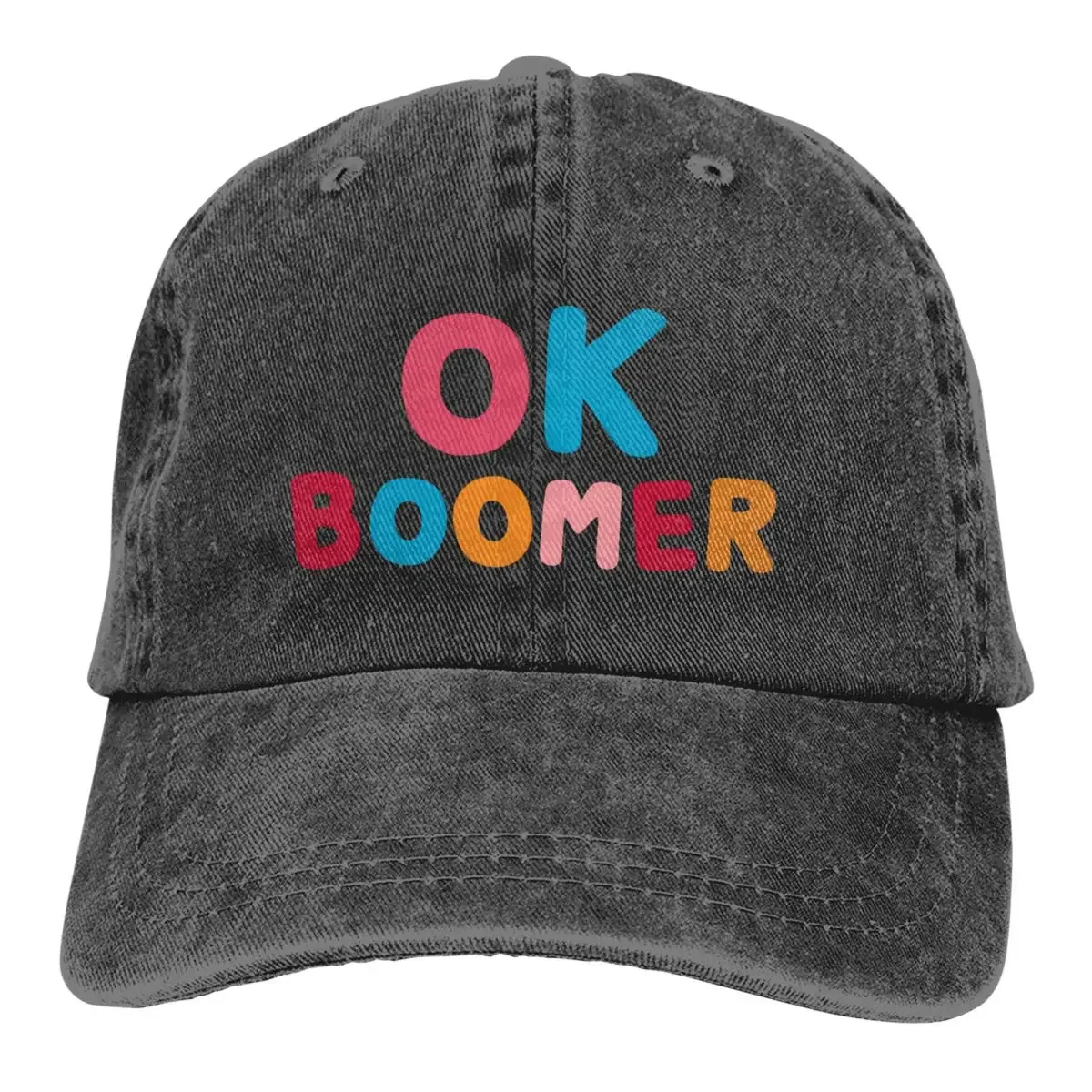 Summer Cap Sun Visor Ok Boomer Hip Hop Caps Cowboy Hat Peaked Hats