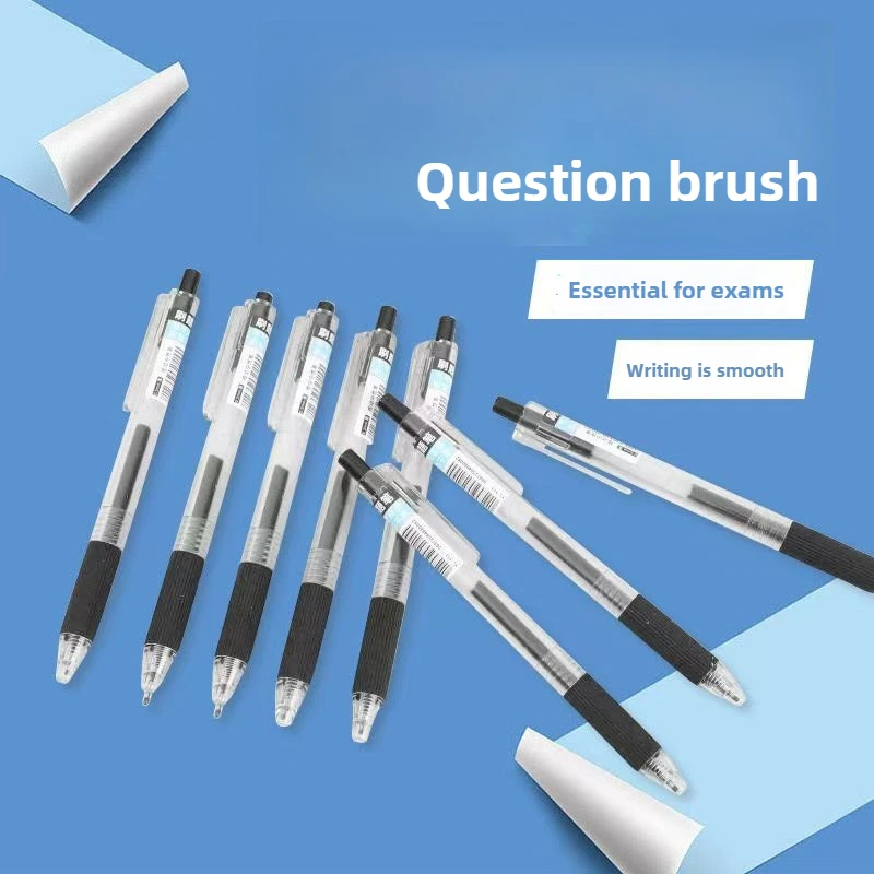 

8 Pcs ST Nib Press Neutral Pen Exam Study Office Signature Student Stationery Writing Tool
