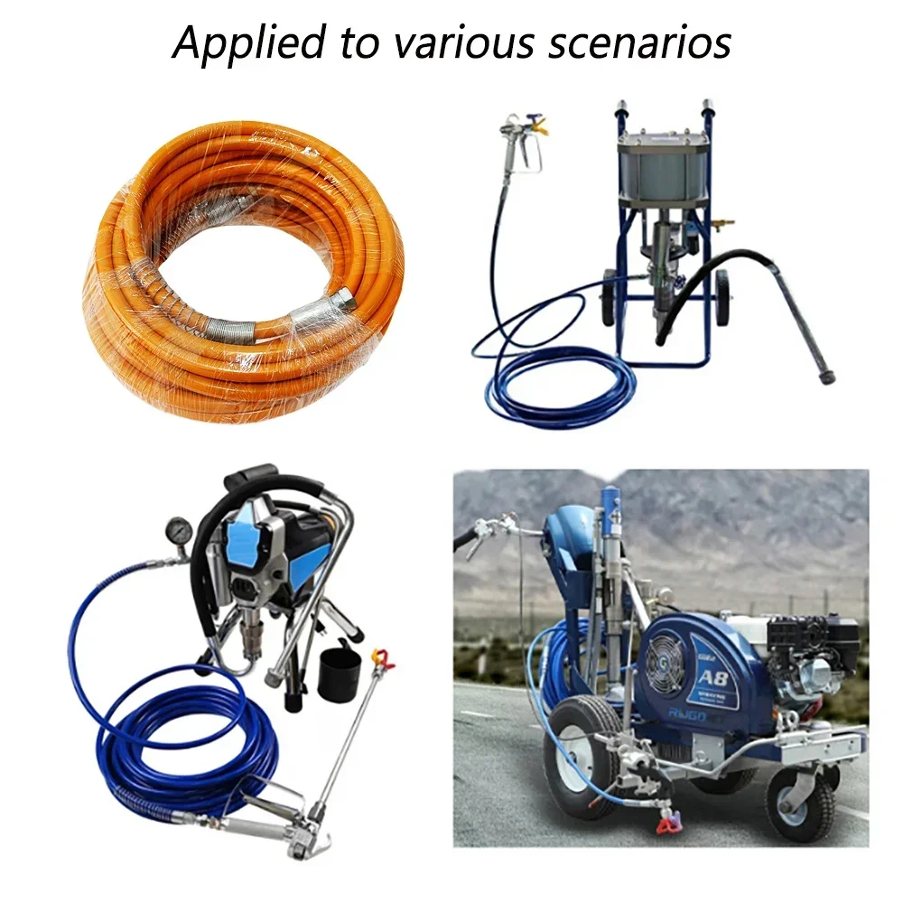 1/4 "шланг высокого давления безвоздушный распылитель краски запасная часть шланг распылителя краски очистка 1/4 резьбовая муфта