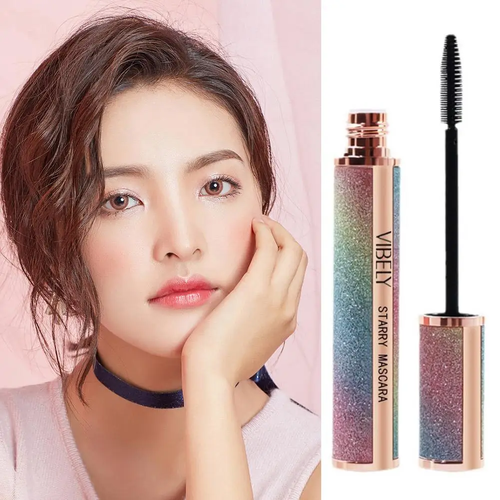 Impermeável Anti-Smudging Cílios Mascara, Natural Cílios Escova, Alonga Curling, Grosso Extensão Lash, Long Cílios Duráveis, J6z1