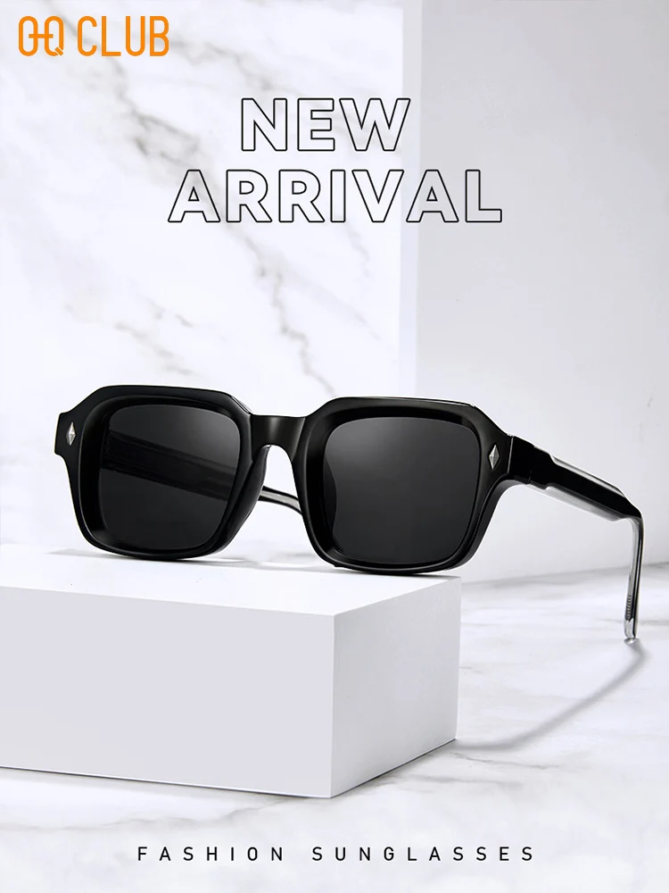 O-Q CLUB Uv400 Gepolariseerde Zonnebril Mannen 2024 Lunette Heren Bril Vrouwen Brillen Zonnebril Luxe Dames Oculairs Man Lenzen - afbeelding 2