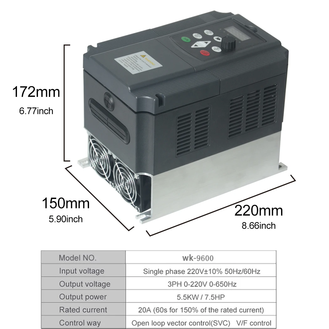 frequency of 220 3 phase Mini VFD Variable Frequency Drive Converter for Motor Speed Control Frequency Inverter