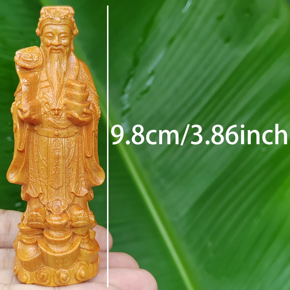 Wooden God of Wealth Figurine  - огляд і ціна Home Decor Exchange