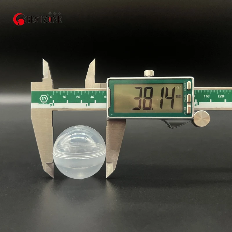 50/100Pcs 38MM 1.5Inch Toy Capsules Plastic Surprise Ball Hollow balls Transparent Round For Vending Machine Kids Gift Prop