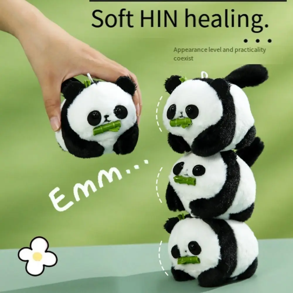 

Wagging Tail Wag Its Tail Doll Animal Cartoon Tail Wagging Panda Doll Cute Funny Pulling Rope Panda Doll Bagpack Pendant