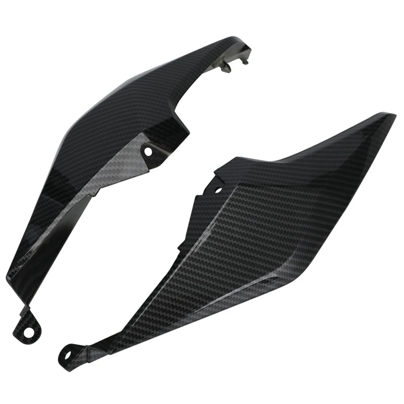 2 Piece Rear Tail Cover Panel Motorcycle Tail Protection Carbon Fiber Pattern Plastic For Honda GROM MSX125 MSX 125 2016-2020