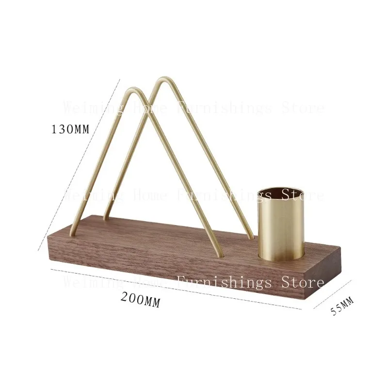 Solid wood vertical paper Towel holder Walnut Table Face napkin  for Table paper towel  Beech wood paper