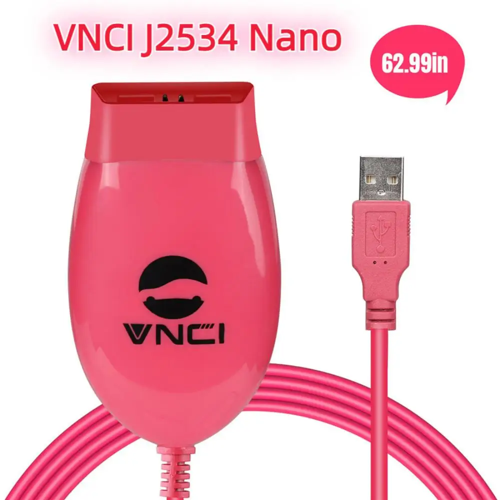 

VNCI J2534 Nano Suit for J2534 Passthru & ELM327 Diagnose J1979 Compatible Vehicles Switch Mode Automatically