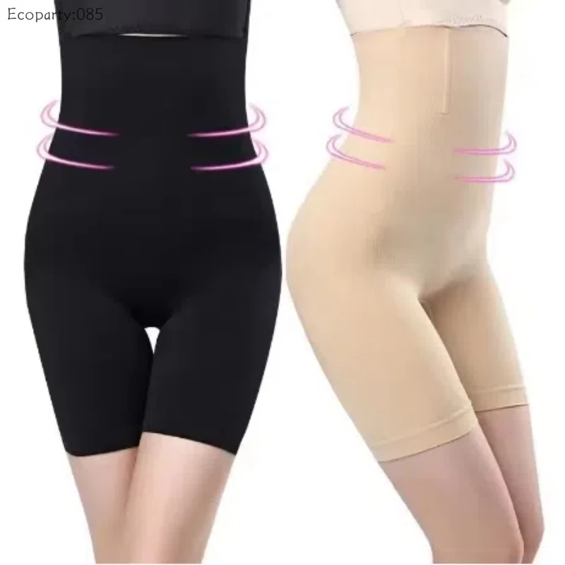 Plus Size Body Shaping Pants Postpartum Women Stomach Buttocks High-waisted Flat Angle Abdominal Pants Bottoming Safety Pants