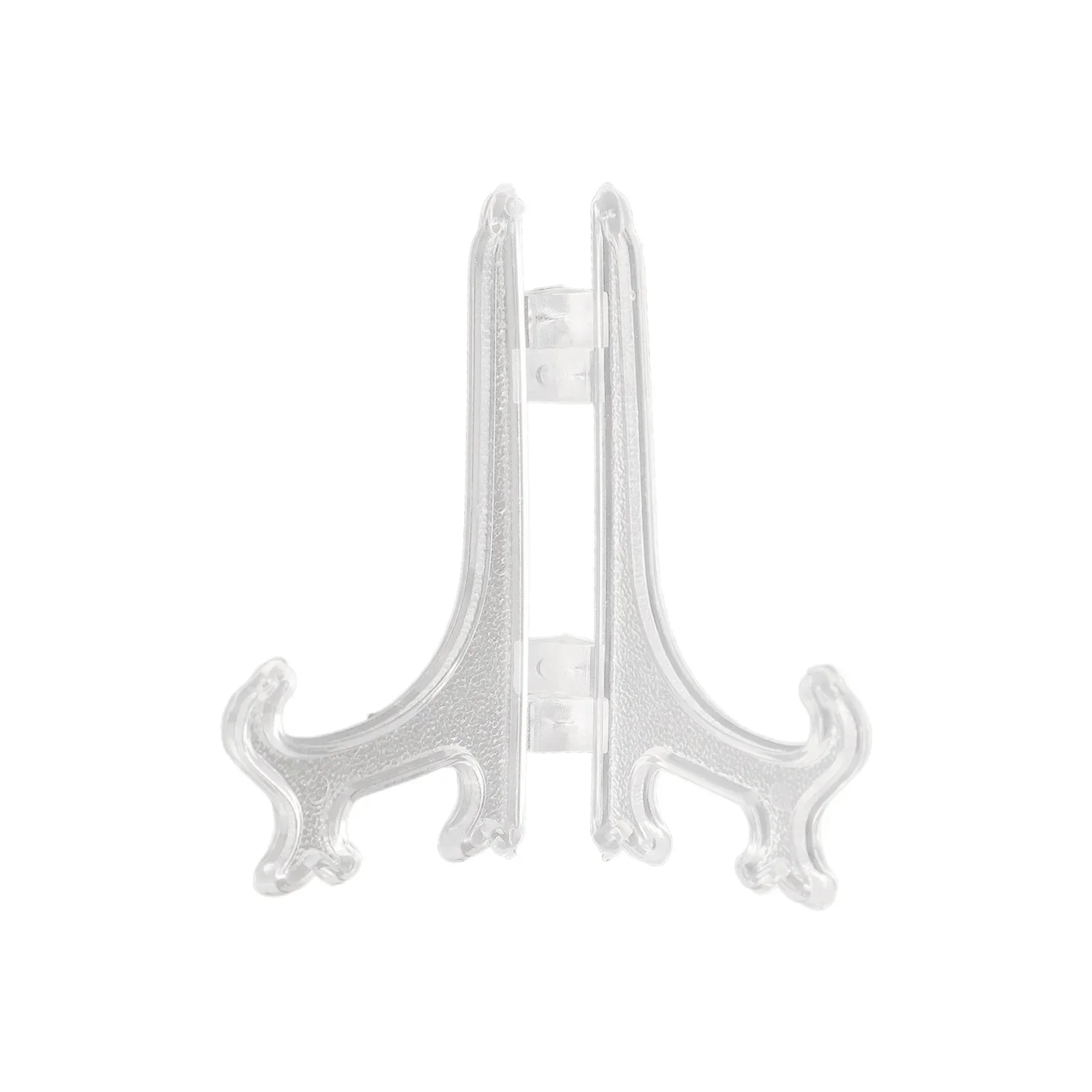 10pcs Plastic Plate Holder Dish Plate Display Stand Foldable Picture Frames Photo Storage Holder Kitchen Storage Organizer