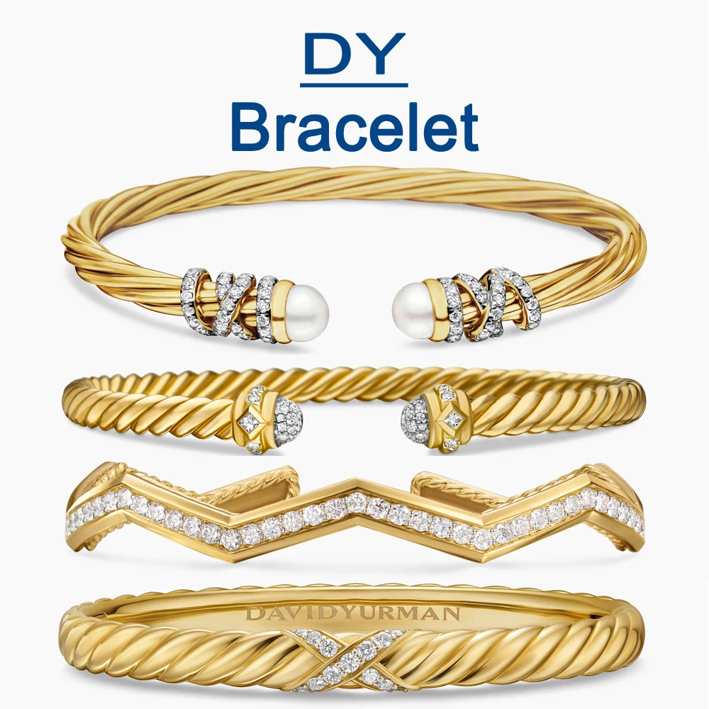 

Оригинальный новый продукт DY браслет простой нишевый дизайн нити пара открытый регулируемый браслет повседневная модная одежда ретро полный