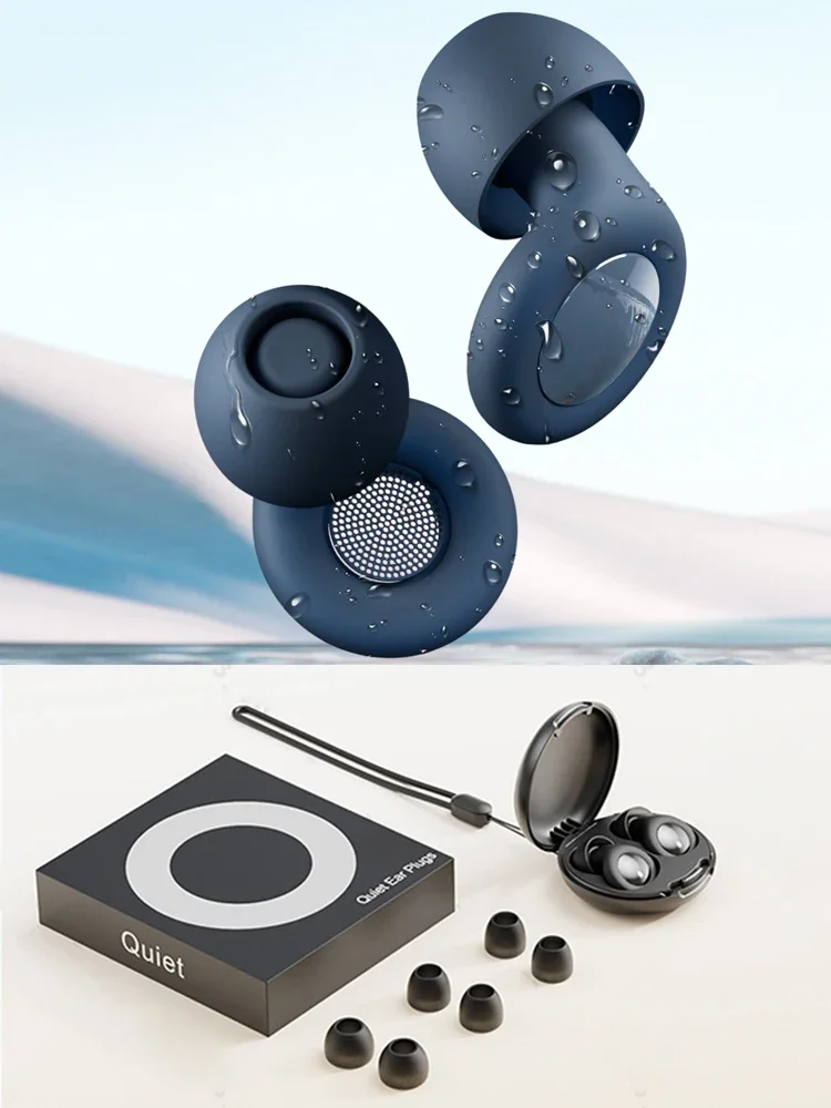Bouchons d'oreille pour dormir, aide au sommeil, réduction du bruit, Super doux et réutilisables, Protection auditive, bouchons d'oreille Anti-bruit pour le travail de voyage