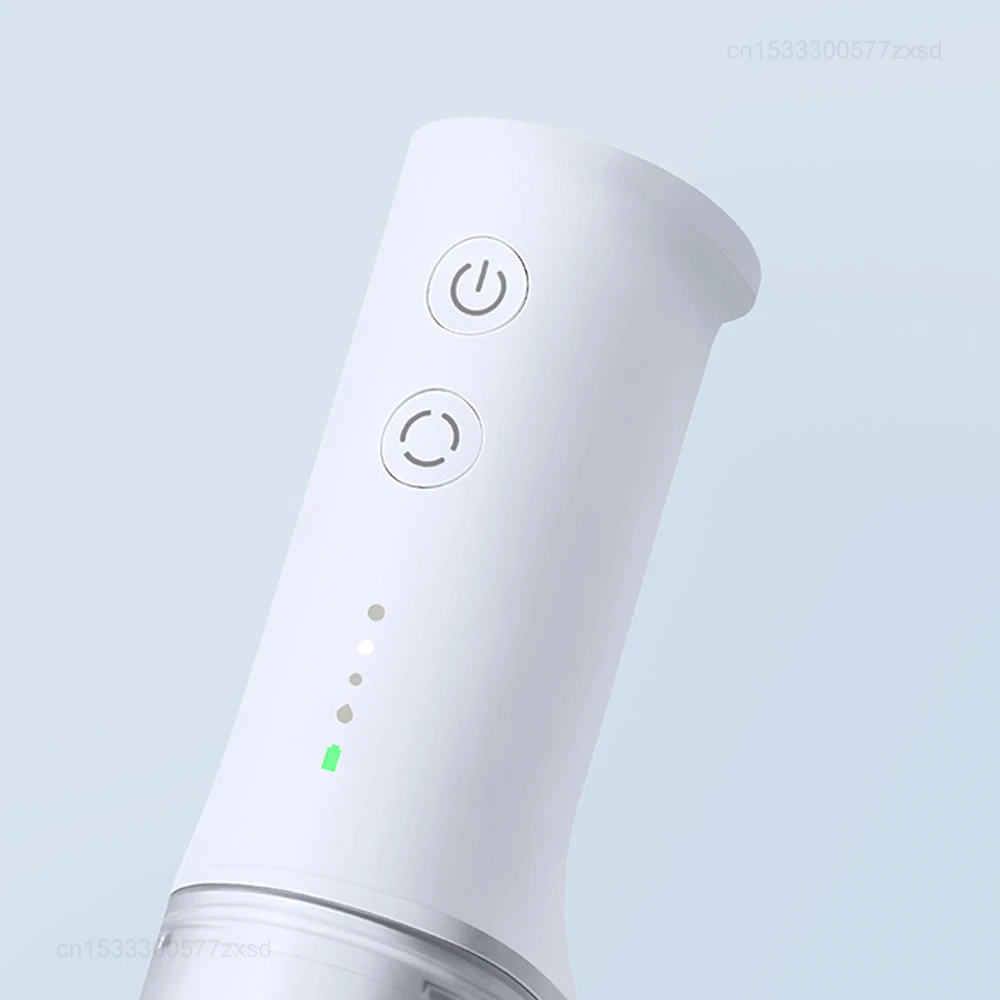 Xiaomi Mijia Portable Oral Irrigator,4 Mode 200ML Rechargeable Flossers IPX7 Waterproof Portable Cordless Teeth Cleaning Machine