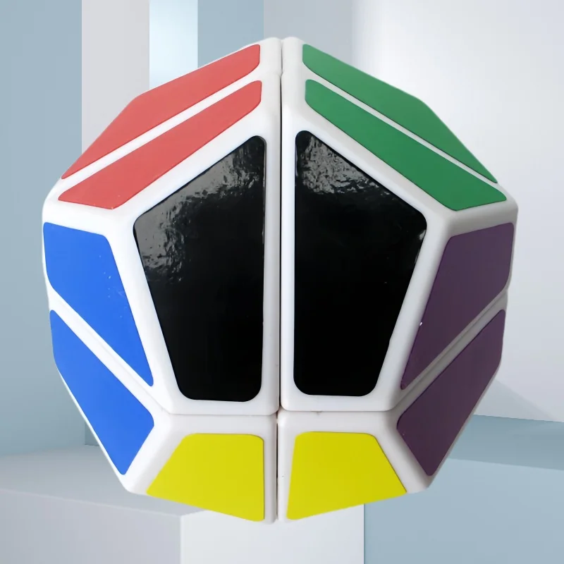 

LanLan Second-order Dodecahedron Cube Sticker Strange Shape Funny Speed Cube Professional Puzzle Toys Children Gift Cubo Magico