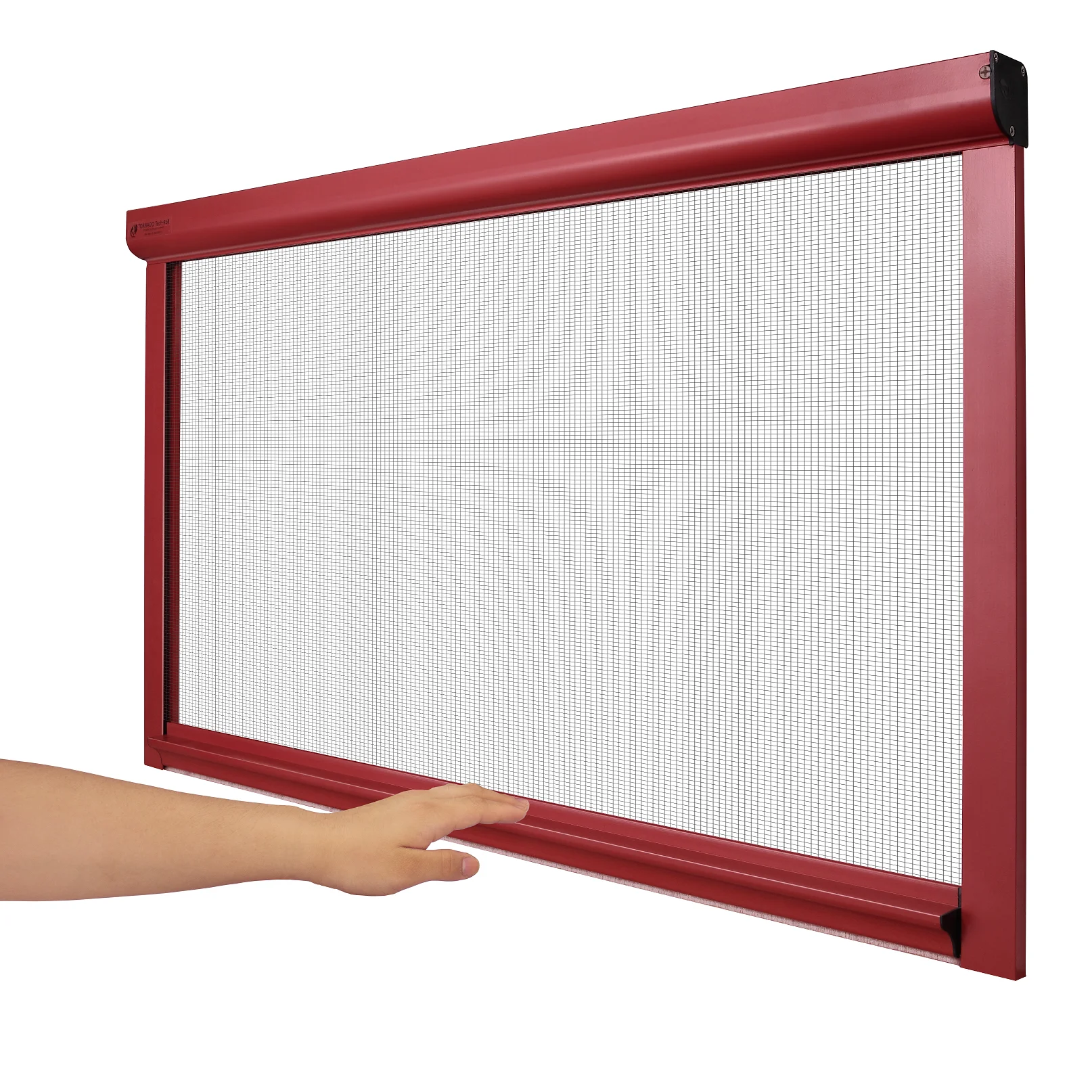 Hot Sale Aluminum Sliding Roller Fly Screen DIY Window Screen Kit With Customized Size