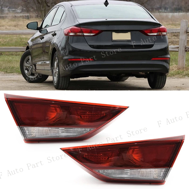 Rear Bumper Inner Tail Light Brake Stop Reverse Turn Signal Lamp For Hyundai Elantra 2017 2018 2019 Taillight Taillamp No Bulb