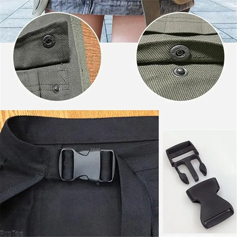 New Half Waist Apron Canvas Multi Pocket Adjustable Apron Custom Gardening Industrial Tools Apron Overalls For Men Women