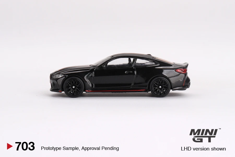 Tsm Modell minigt 1:64 #703 m4 csl schwarzer Saphir Druckguss legierung Auto Modell Sammlung Display Kinder geschenk