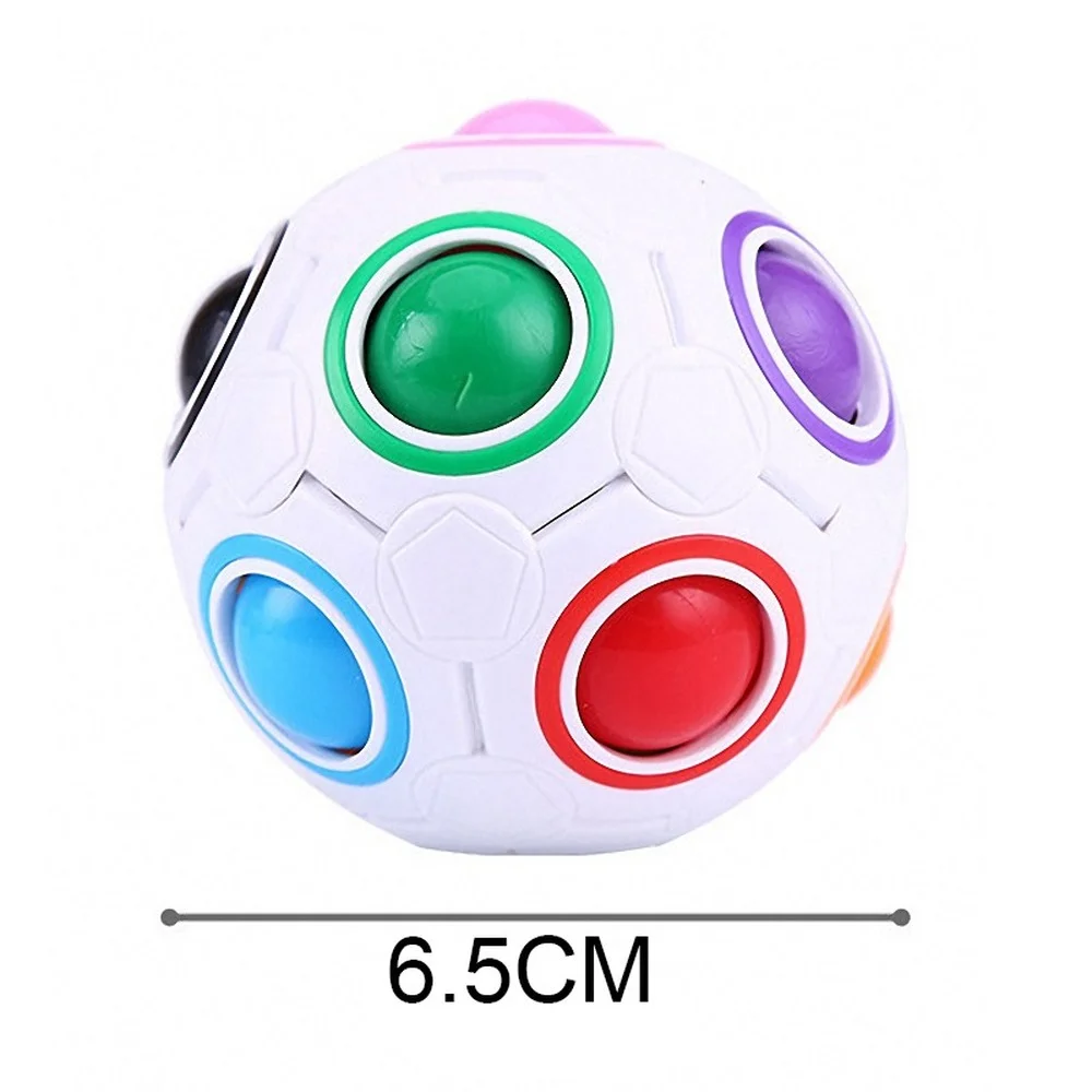 Antistress Magic Ball Rainbow Puzzle Stress Reliever Kids Toys Educational Learning Toys for Children Adult Funny Game Gift