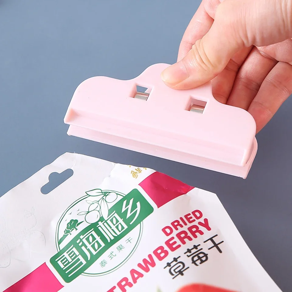 Sealed Clips Portable Practical Food Sealing Clamp Clip Powder Food Package Bag Multifunctional Home Snack Sealed Clip