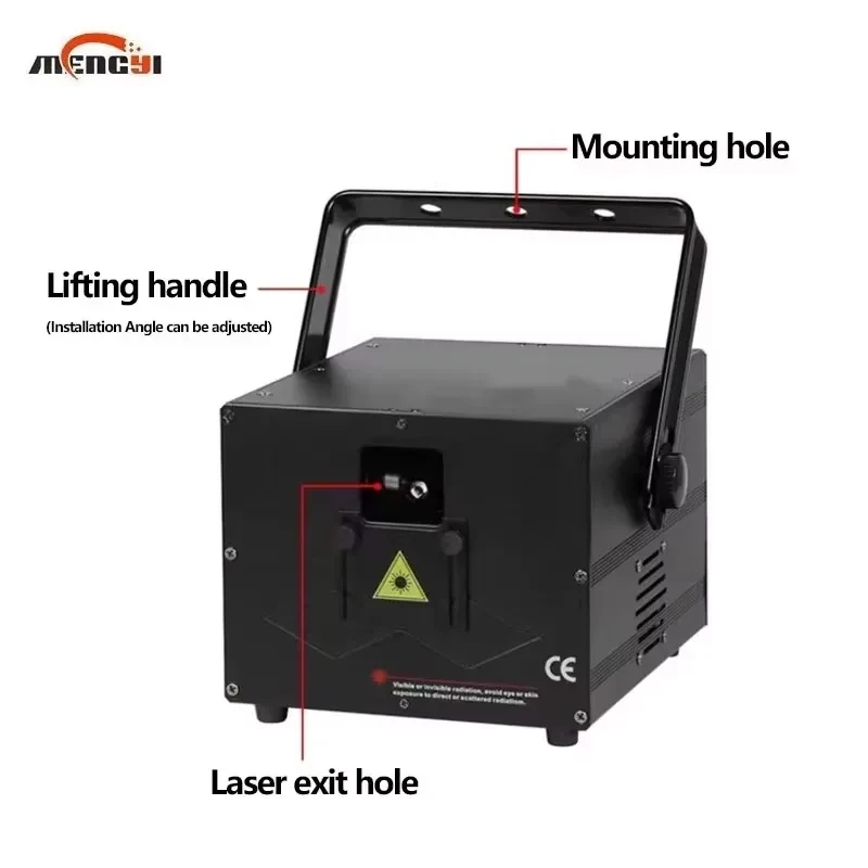 

Сценический лазерный проектор RGB 5 Вт от производителя, полноцветный, с управлением DMX512, для свадеб и ночных клубов