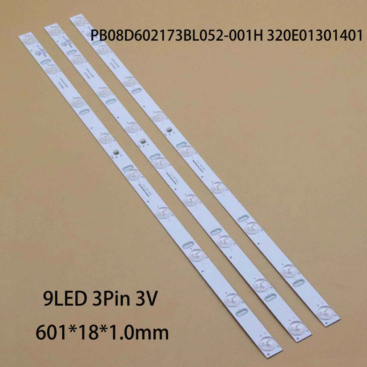 

3PCS New LED TV Illumination Bars For BRAVIS LED-32D10 Backlight Strips PB08D602173BL052-001H 320E01301401 Planks Matrix Tapes