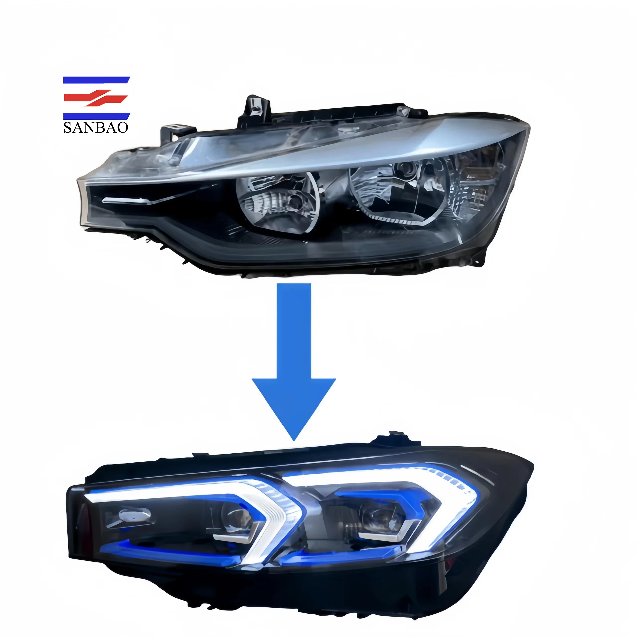 

Sales-For BMW 3 Series F30 13-15Halogen Upgrading BMW 3 Series 23-24 Laser Modified Headlight -Need To Change Rod