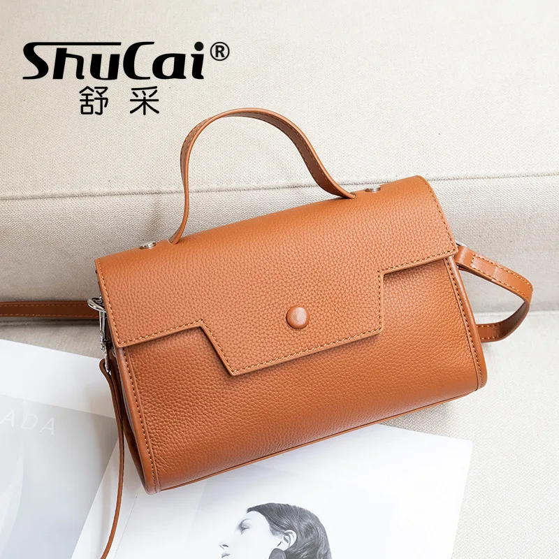 

Genuine Leather Bags Women Shoulder Crossbody Bags Small Bags Niche Design Handbags