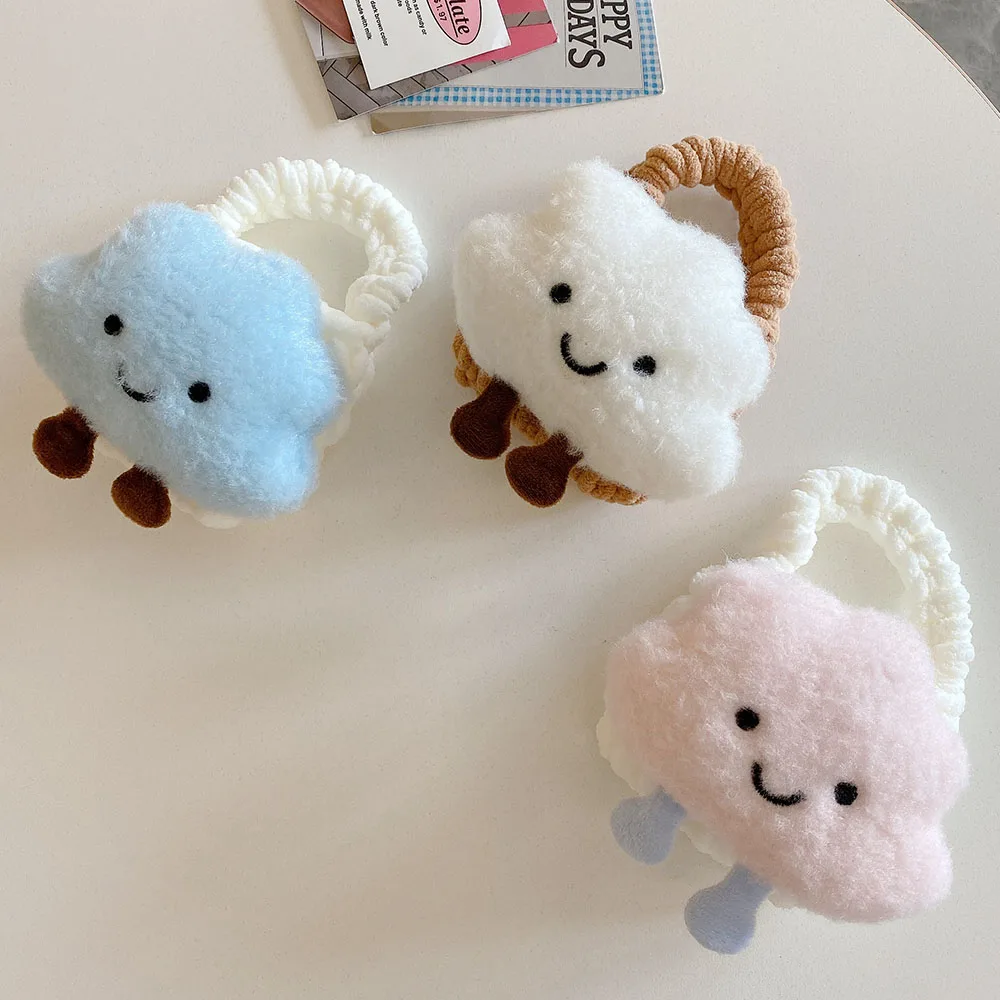 Knitted Bag Cloud Cute Furry Earphone Case For AirPods 2 3 Pro Case for Apple AirPod Pro2 Cases Soft Wool Protective Cover Box