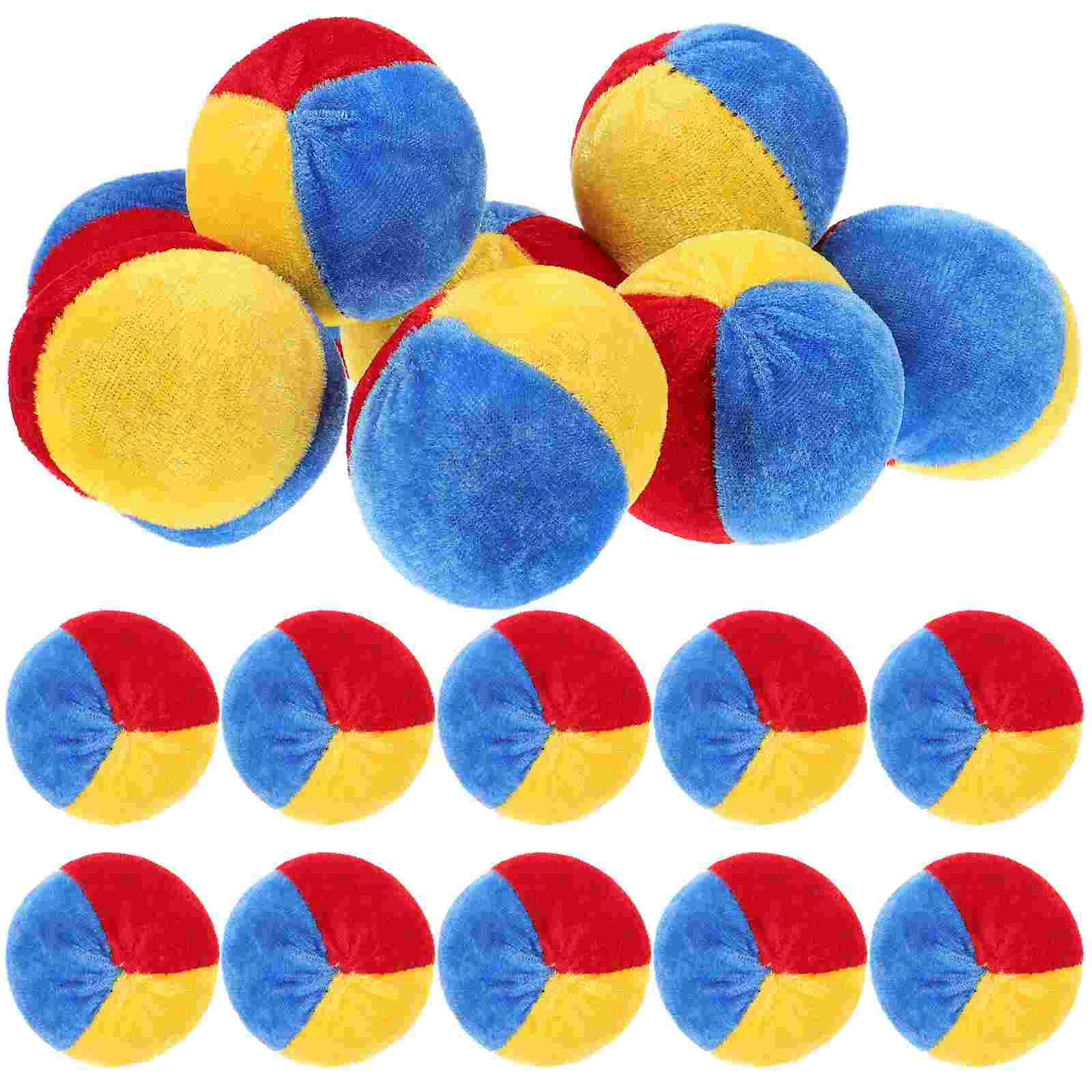 20 Pcs Bean Bags for Tossing Toy Indoor Toys Outdoor Throwing Game Children Practical Teamwork Props